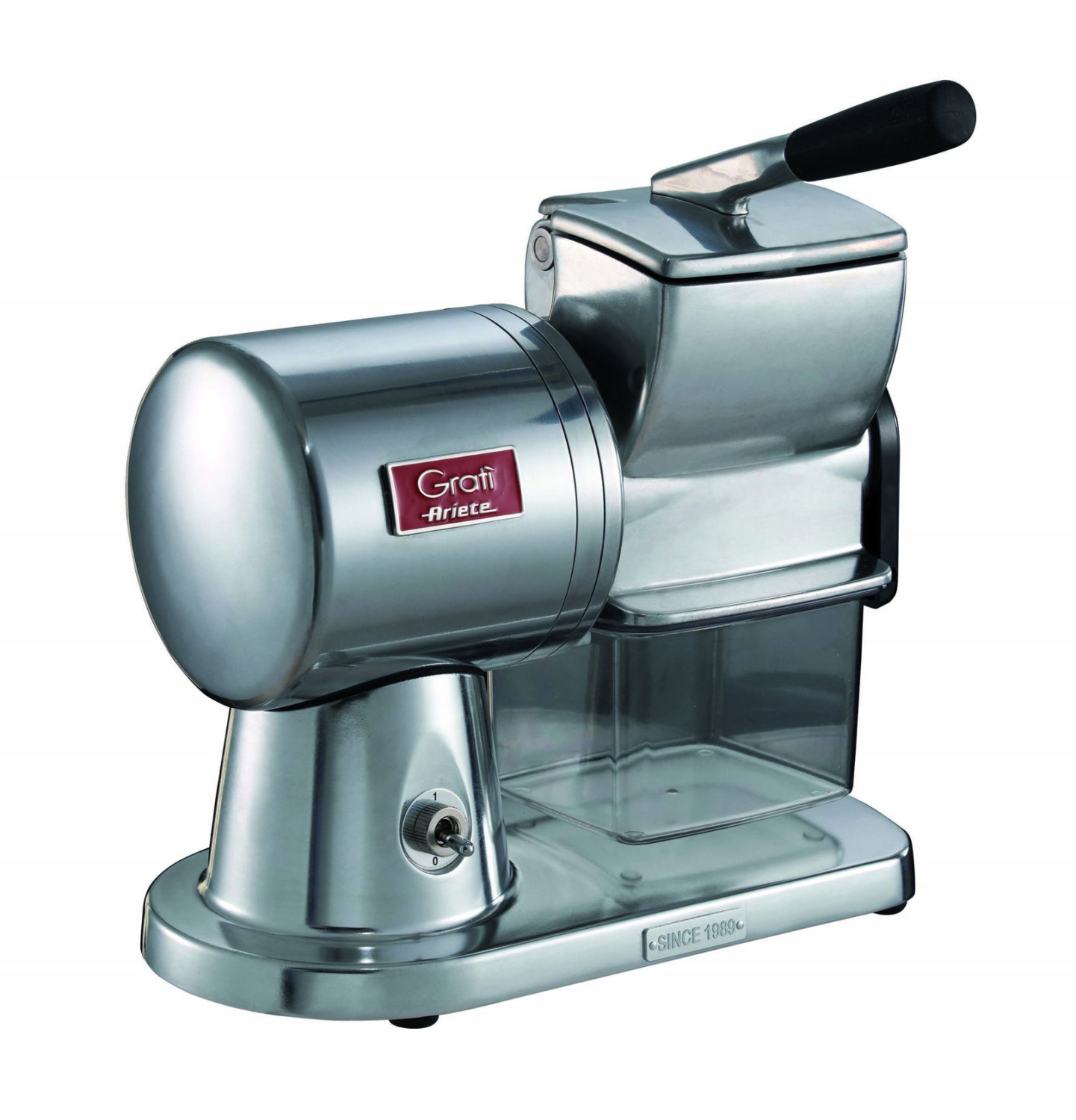 رنده برقی پنیر آریته ایتالیا مدل Ariete Gratì Superior | استیل | دستی و باتری‌خور با تیغه استیل ضد زنگ